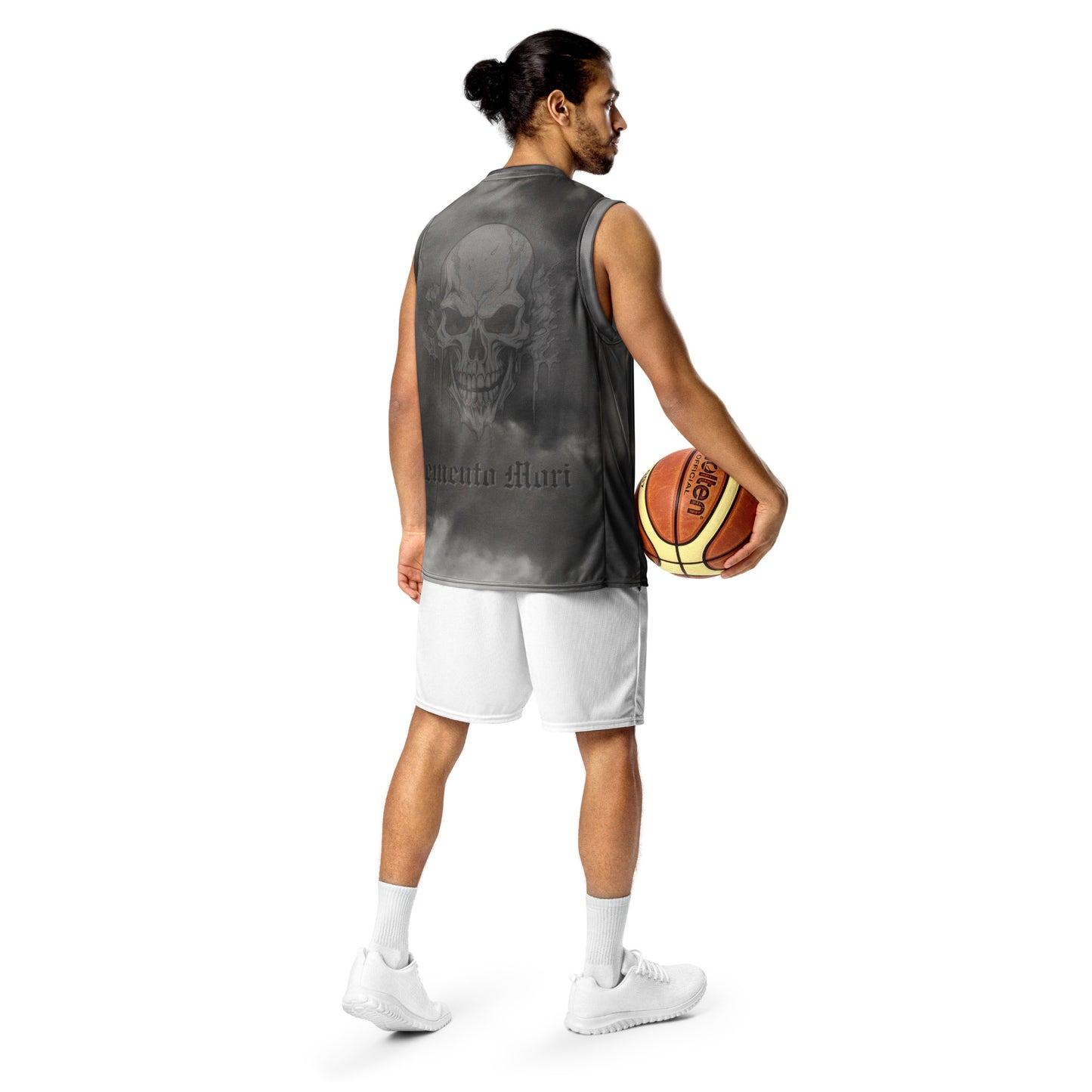 Unisex Basketball Jersey (Dark Clouds)