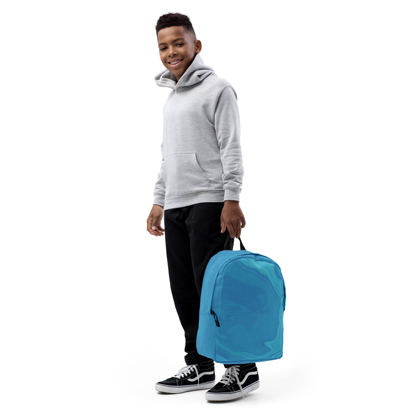 Minimalist Backpack (Whimsi Waves)