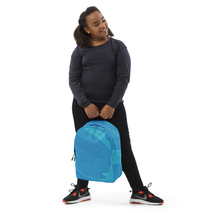 Minimalist Backpack (Whimsi Waves)
