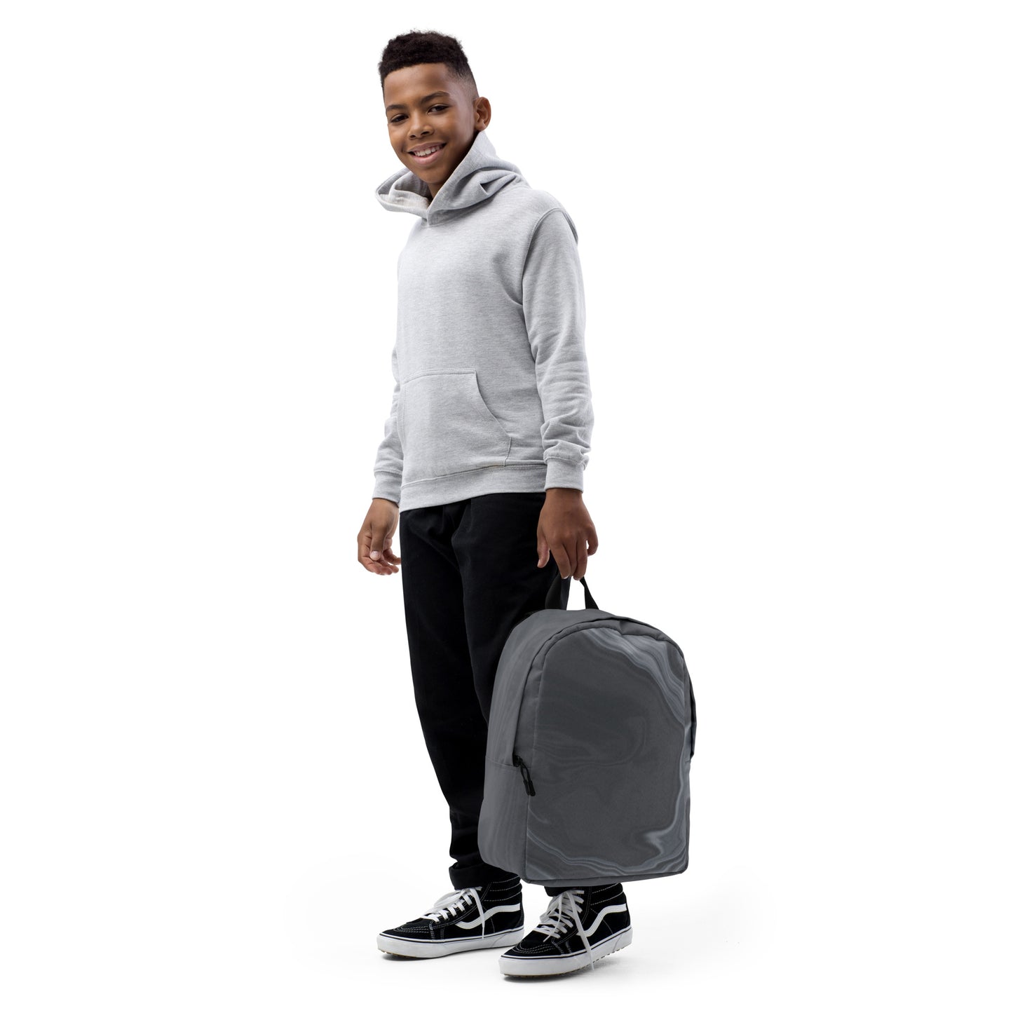 Minimalist Backpack (Dark Waves)
