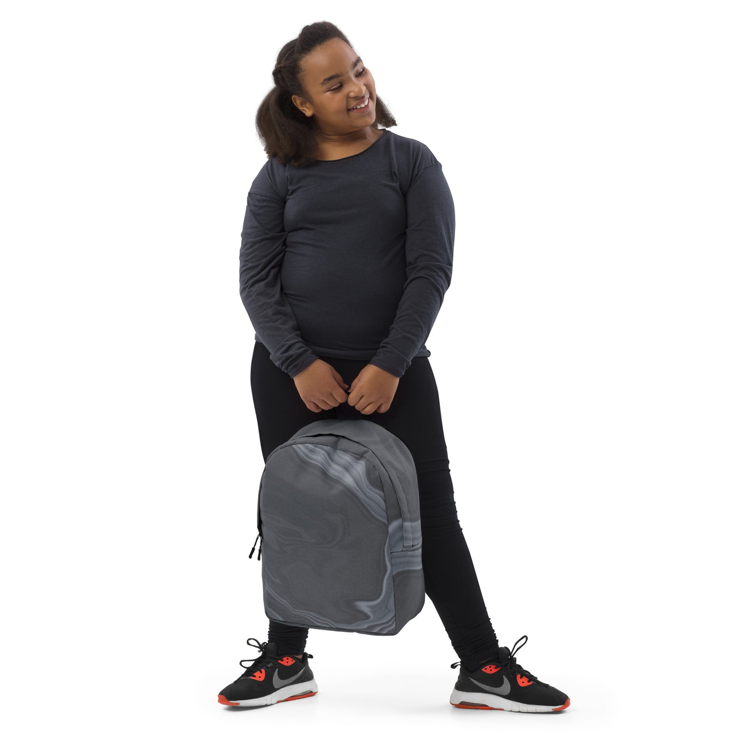 Minimalist Backpack (Dark Waves)