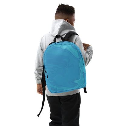 Minimalist Backpack (Whimsi Waves)