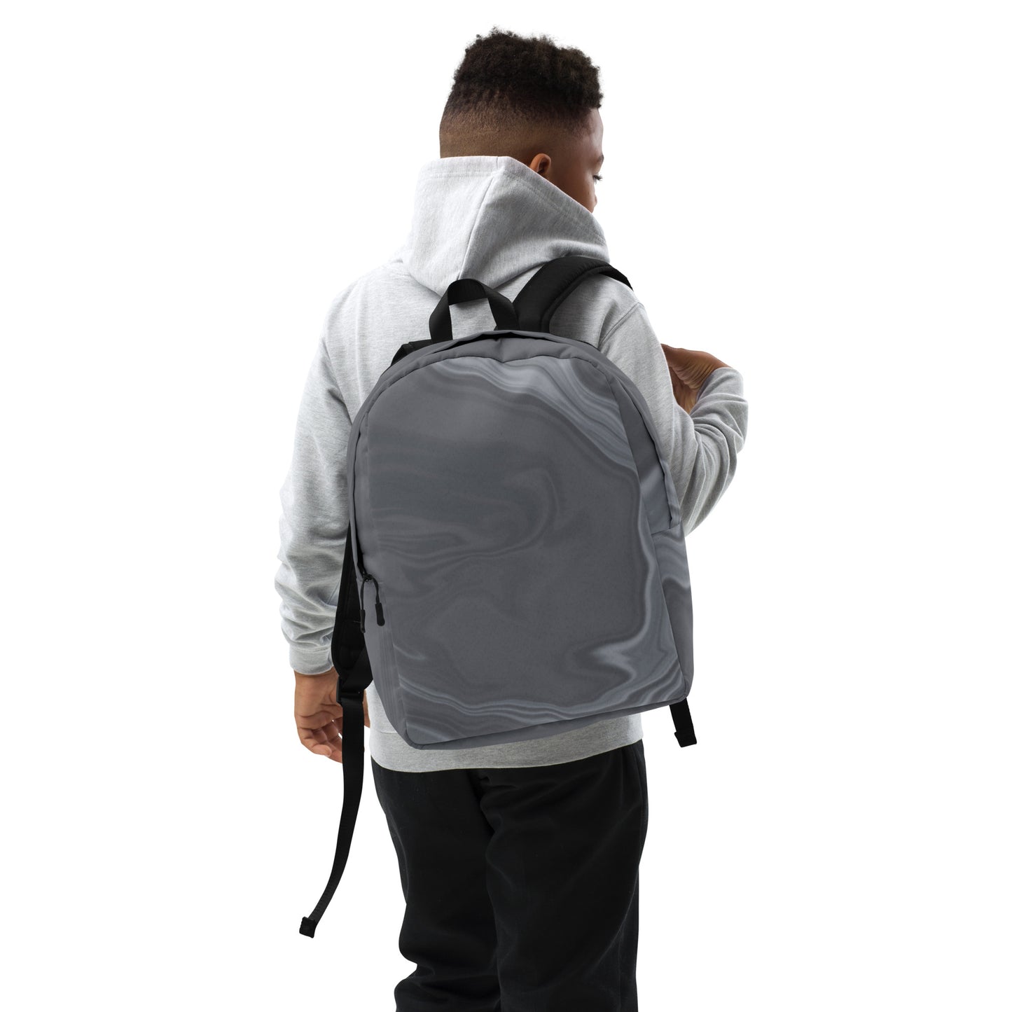 Minimalist Backpack (Dark Waves)