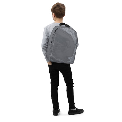 Minimalist Backpack (Dark Waves)