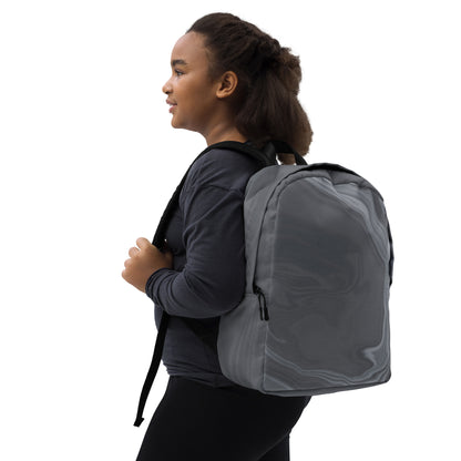 Minimalist Backpack (Dark Waves)
