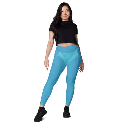 Leggings With Pockets (Whimsi Waves)