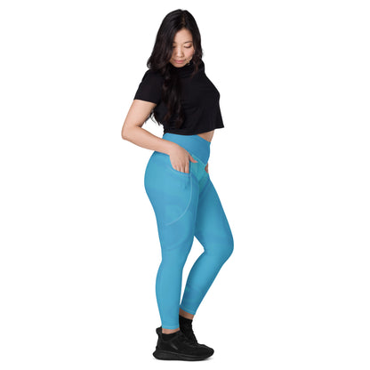 Leggings With Pockets (Whimsi Waves)