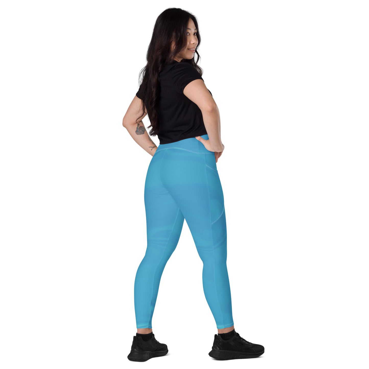 Leggings With Pockets (Whimsi Waves)