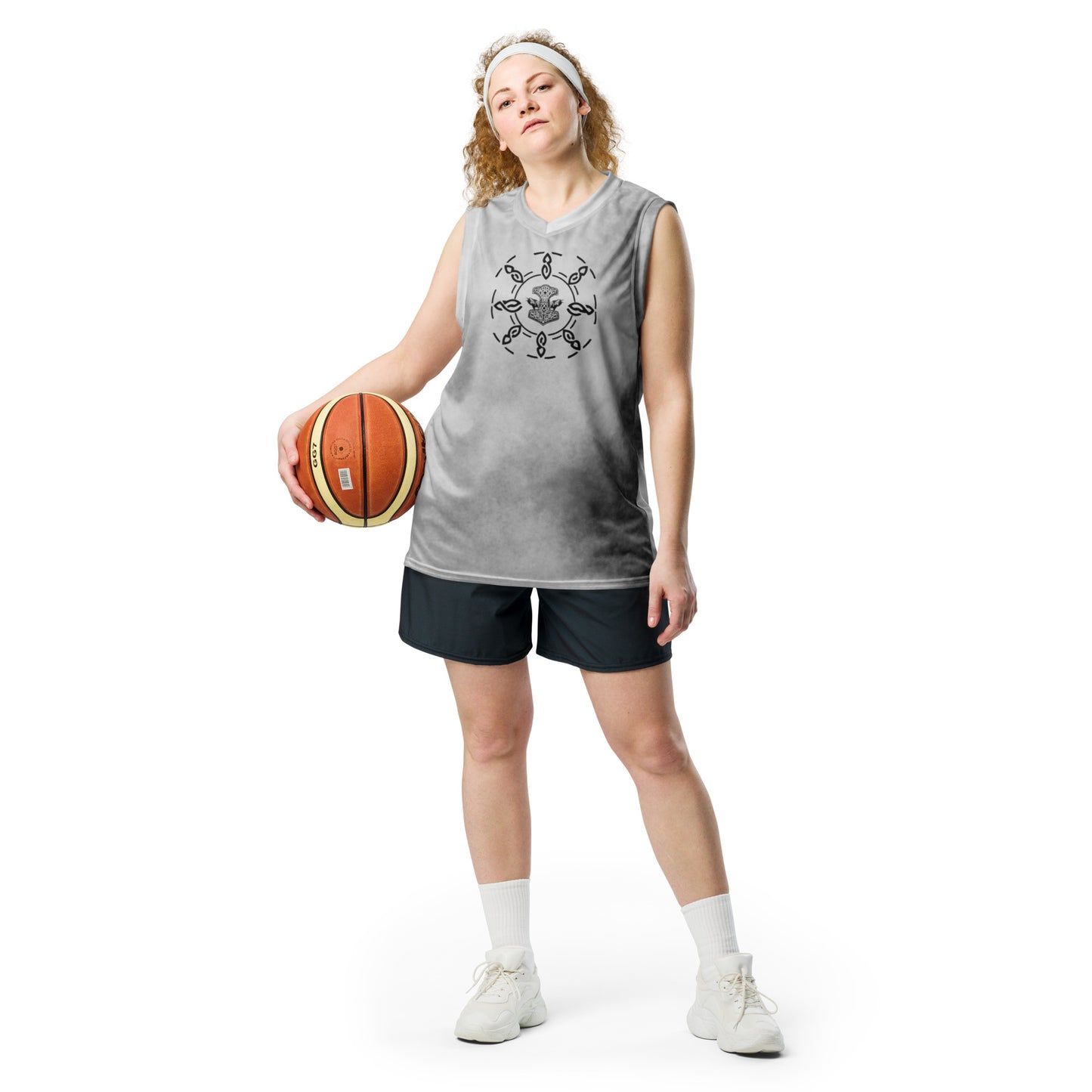 Unisex Basketball Jersey (Viking) Grey