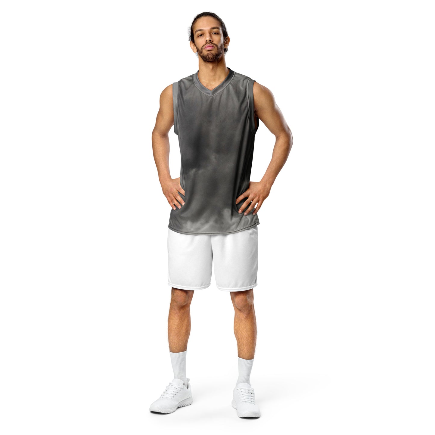 Unisex Basketball Jersey (Dark Clouds)