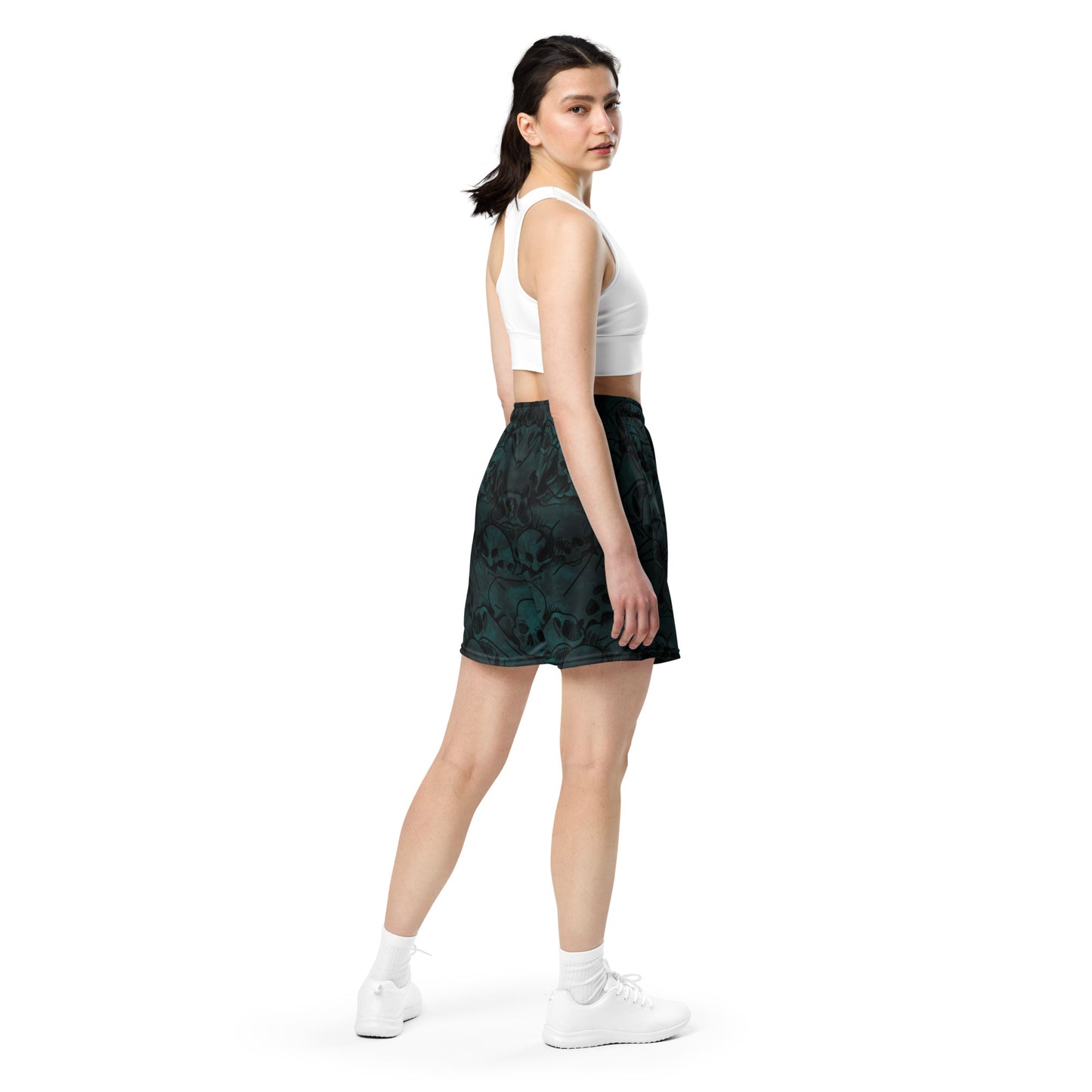 Unisex Mesh Shorts (Skulls Of Tundra)