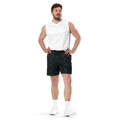 Unisex Mesh Shorts (Skulls Of Tundra)