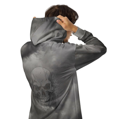 Unisex Zip Hoodie (Dark Clouds)
