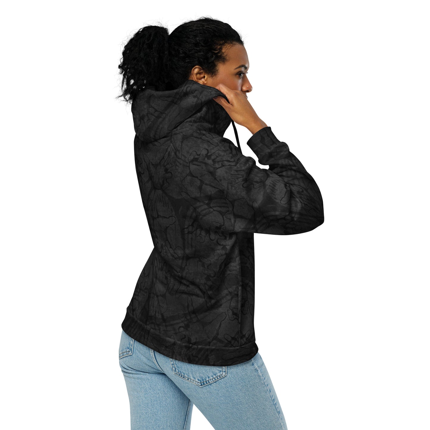 Unisex Zip Hoodie (Hands Of Darkness)