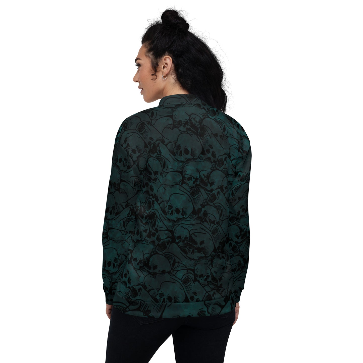 Unisex Bomber Jacket (Skulls Of Tundra)