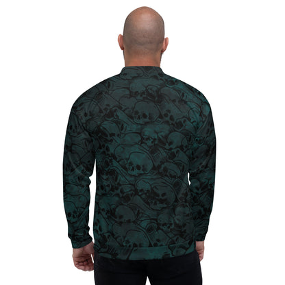 Unisex Bomber Jacket (Skulls Of Tundra)