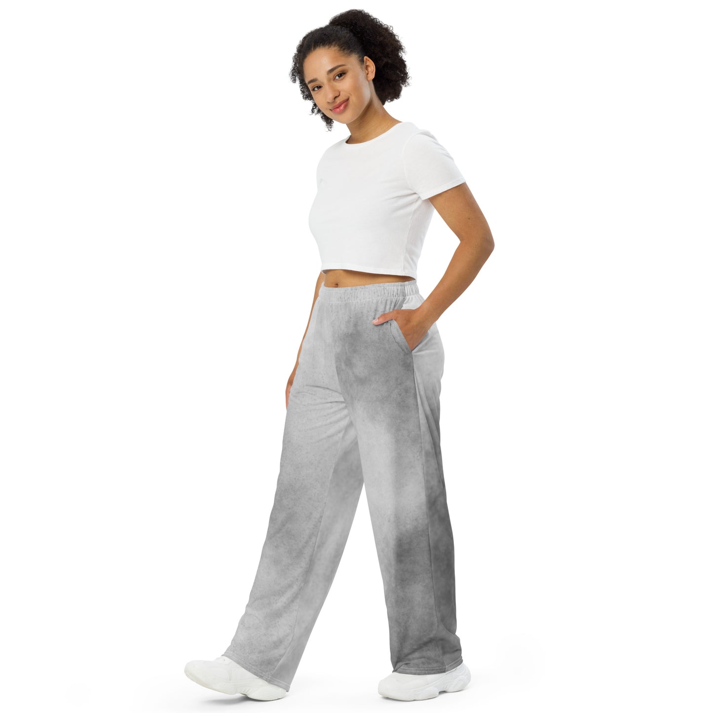 Unisex Wide-Leg Pants (Viking) Grey